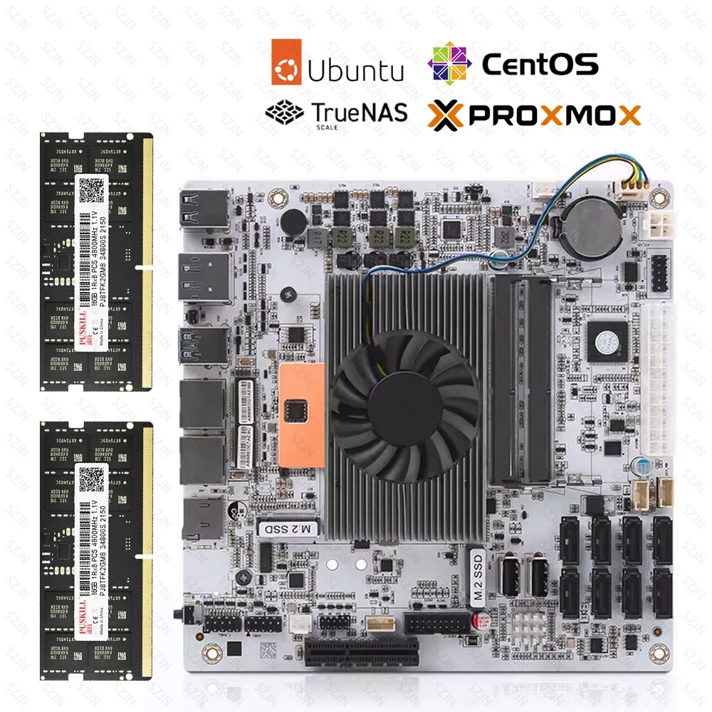 I5-8265U ES NAS เมนบอร์ด 8 ช่อ - Nas Motherboard 8 Sata Mini Itx บทวิจารณ์และราคา