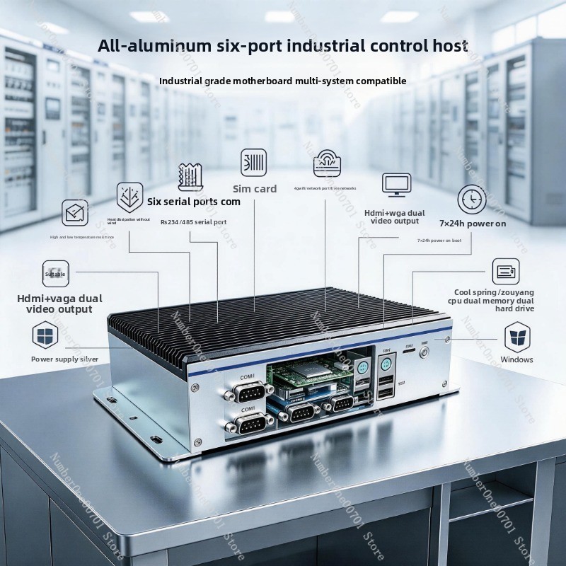 มินิพีซีอุตสาหกรรมแบบฝังตัวไร้ - Fanless Industrial Pc Rs485 Core I7 บทวิจารณ์และราคา
